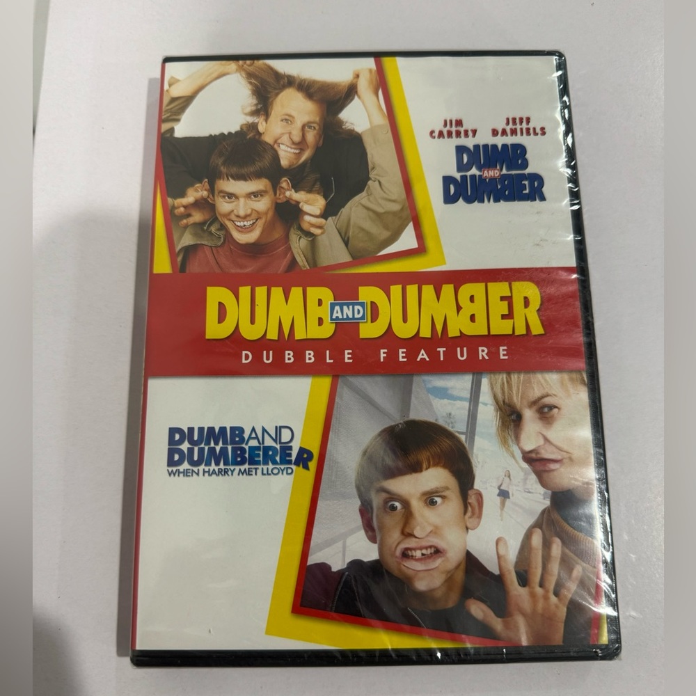 (NEW‎ SEALED DVD) DUMB AND DUMBER DUBBLE FEATURE. AS DUMB AS YOU CAN GET.